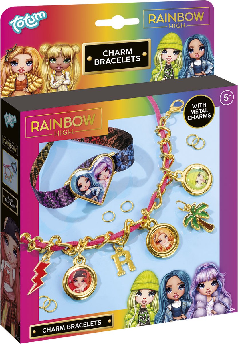 Totum Rainbow High - Charm Bracelets Making Bracelets