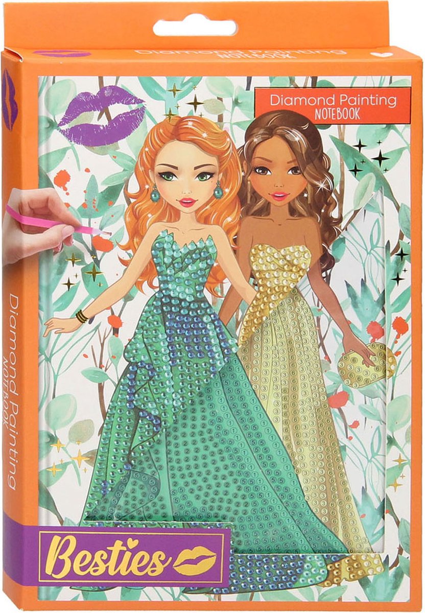 Cahier de peinture diamant de groupe d'artisanat créatif, paquet d'artisanat créatif pour enfants.