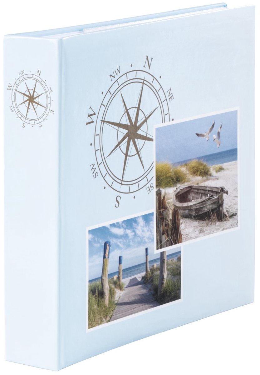 Hama album coulissant - boussole - 10x15 - 200 pages - blanc