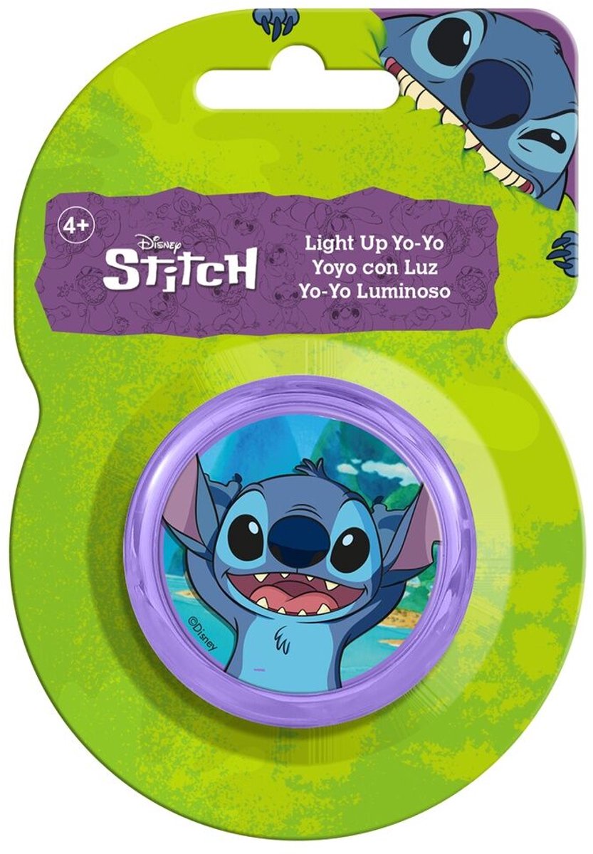 Disney Stitch Yoyo avec lumière – jouet lumineux yo-yo pour enfants | 13x9cm
