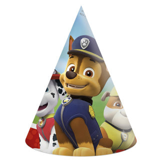 Chapeaux de fête Paw Patrol 6 pièces