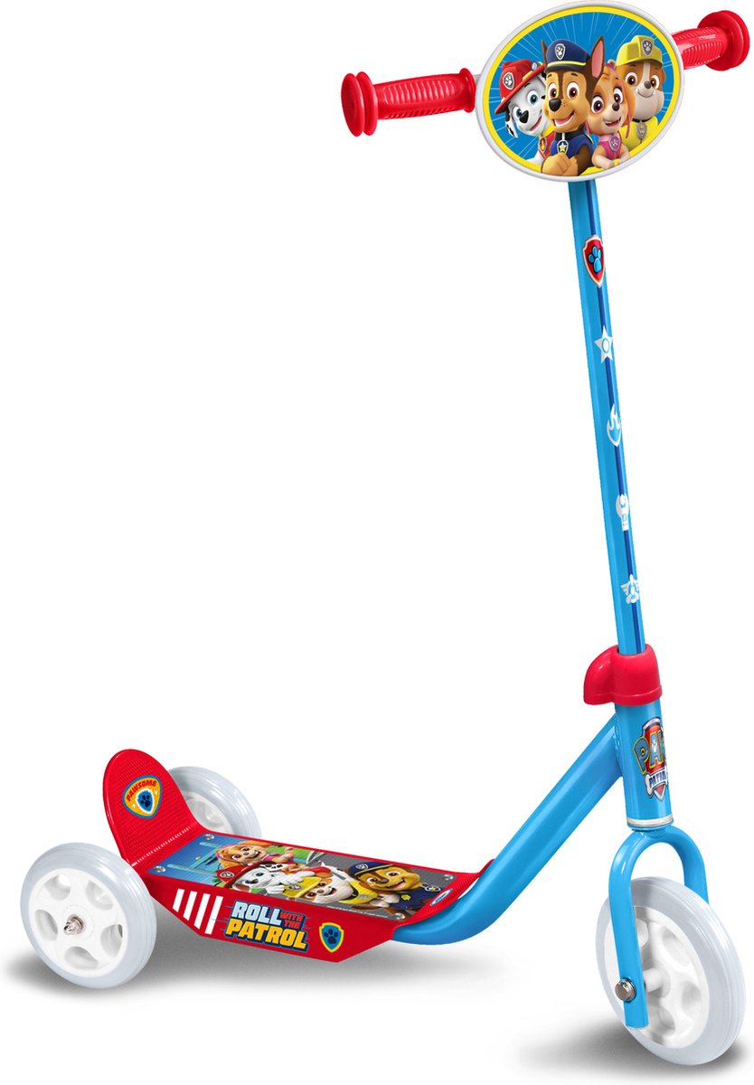 Nickelodeon 3 roues Kindestep junior bleu rouge