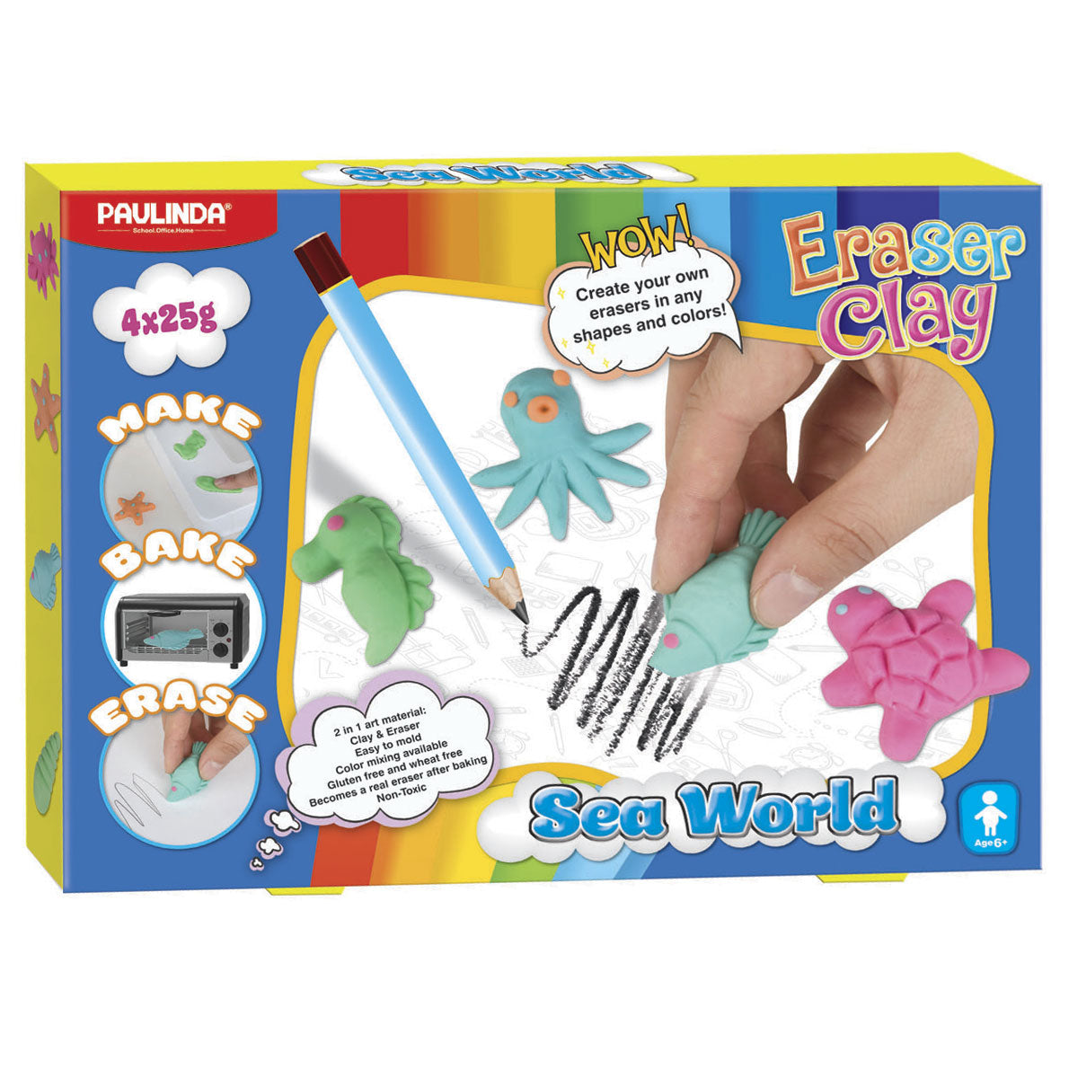 Paulinda Craft Set de fabrication de gommes Monde sous-marin