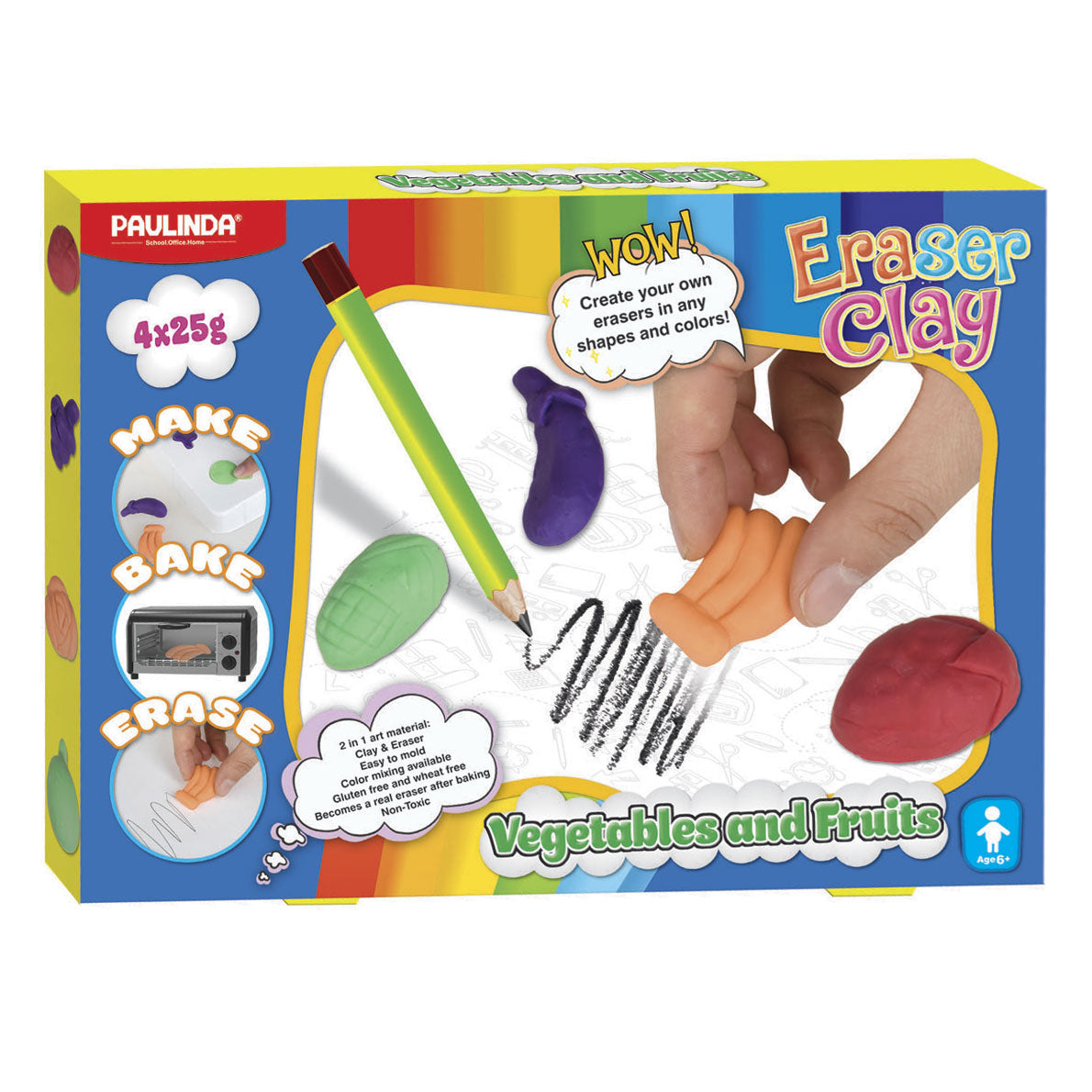 Paulinda Craft Set gummen faire des fruits et légumes