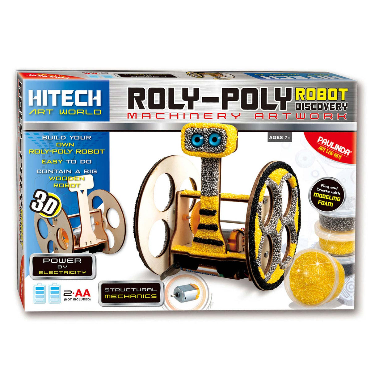 PAULINDA Building Package 3D Robot avec moto