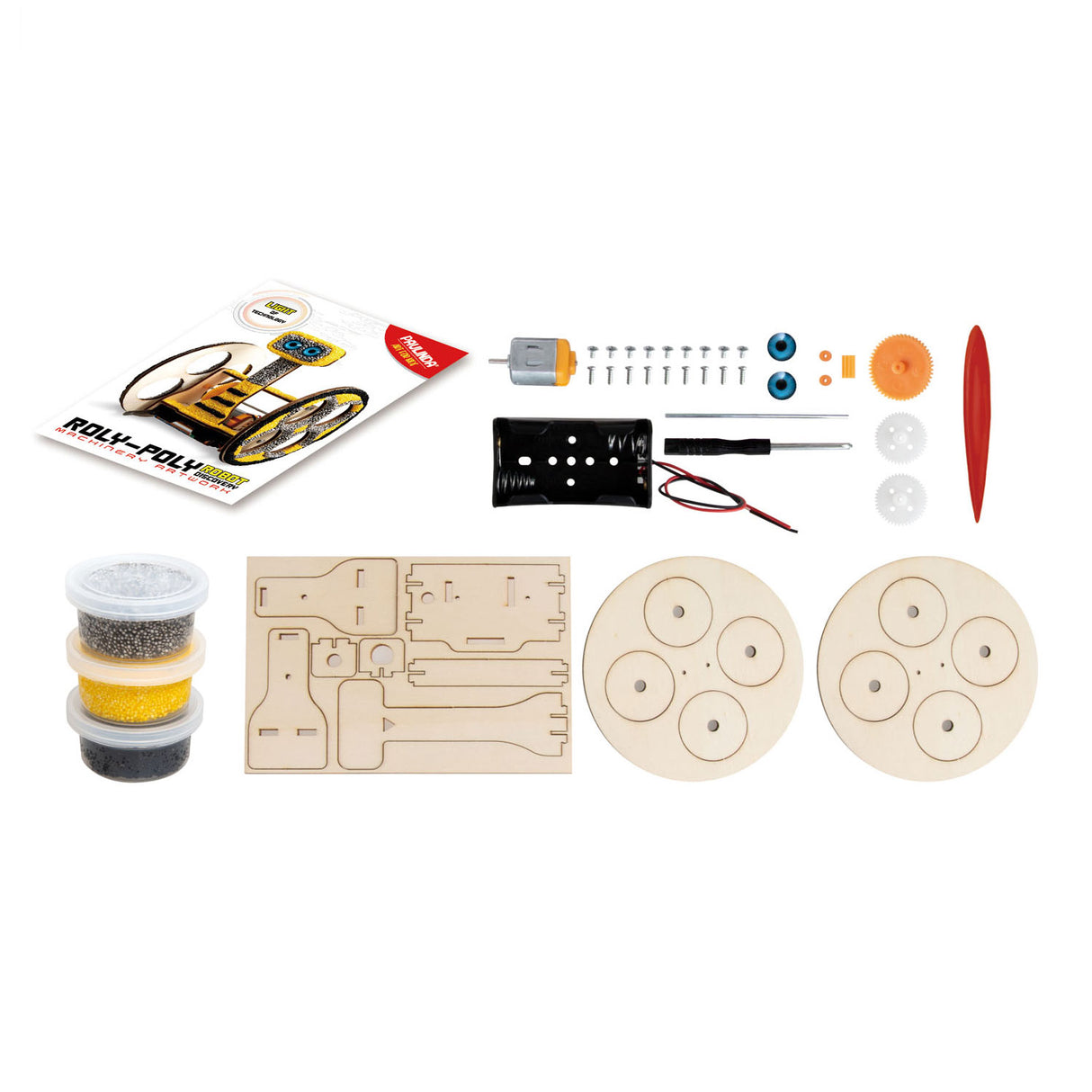 PAULINDA Building Package 3D Robot avec moto