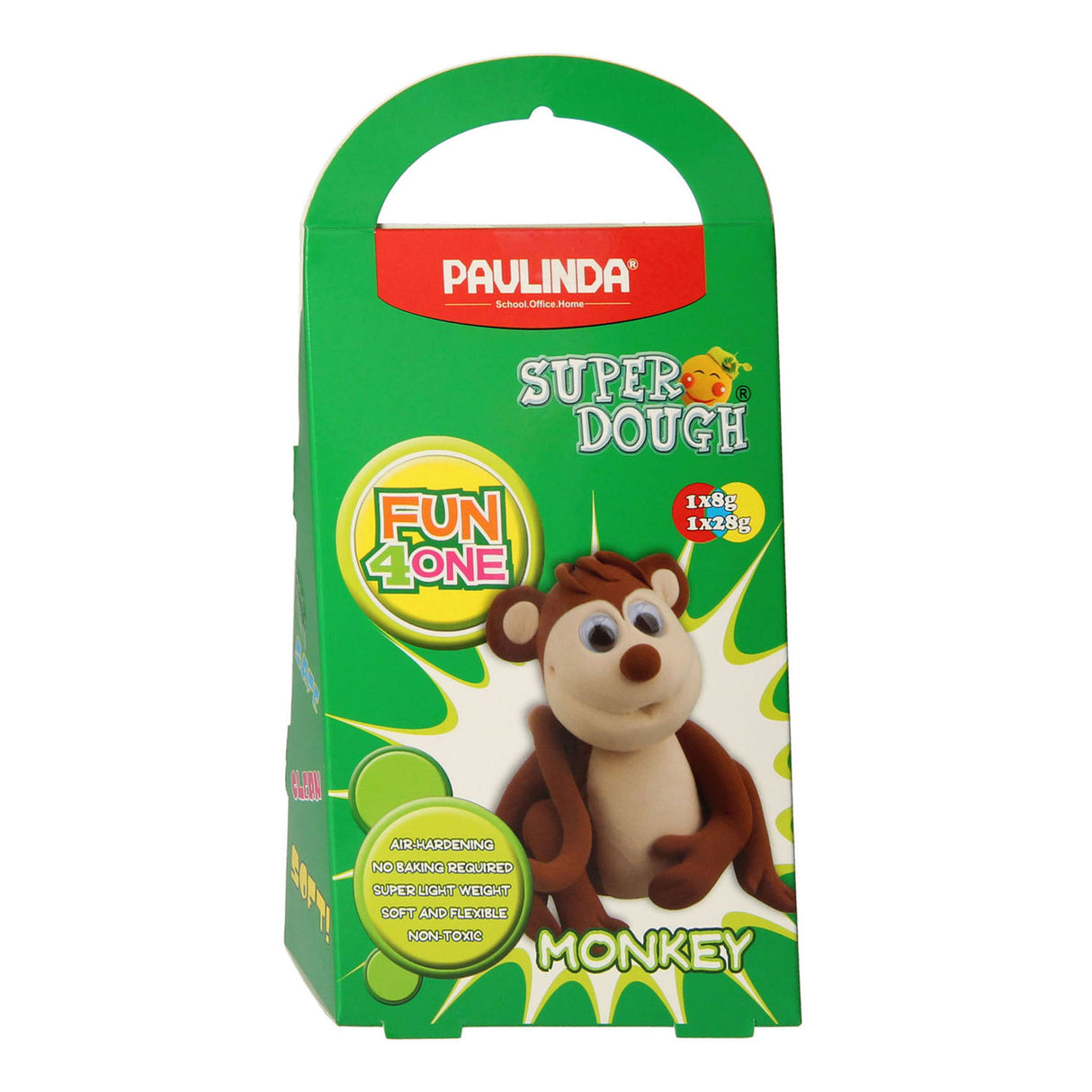 Argile animale super pâte Paulinda - 2 couleurs d'argile