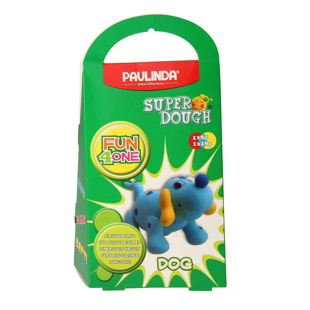 Argile animale super pâte Paulinda - 2 couleurs d'argile