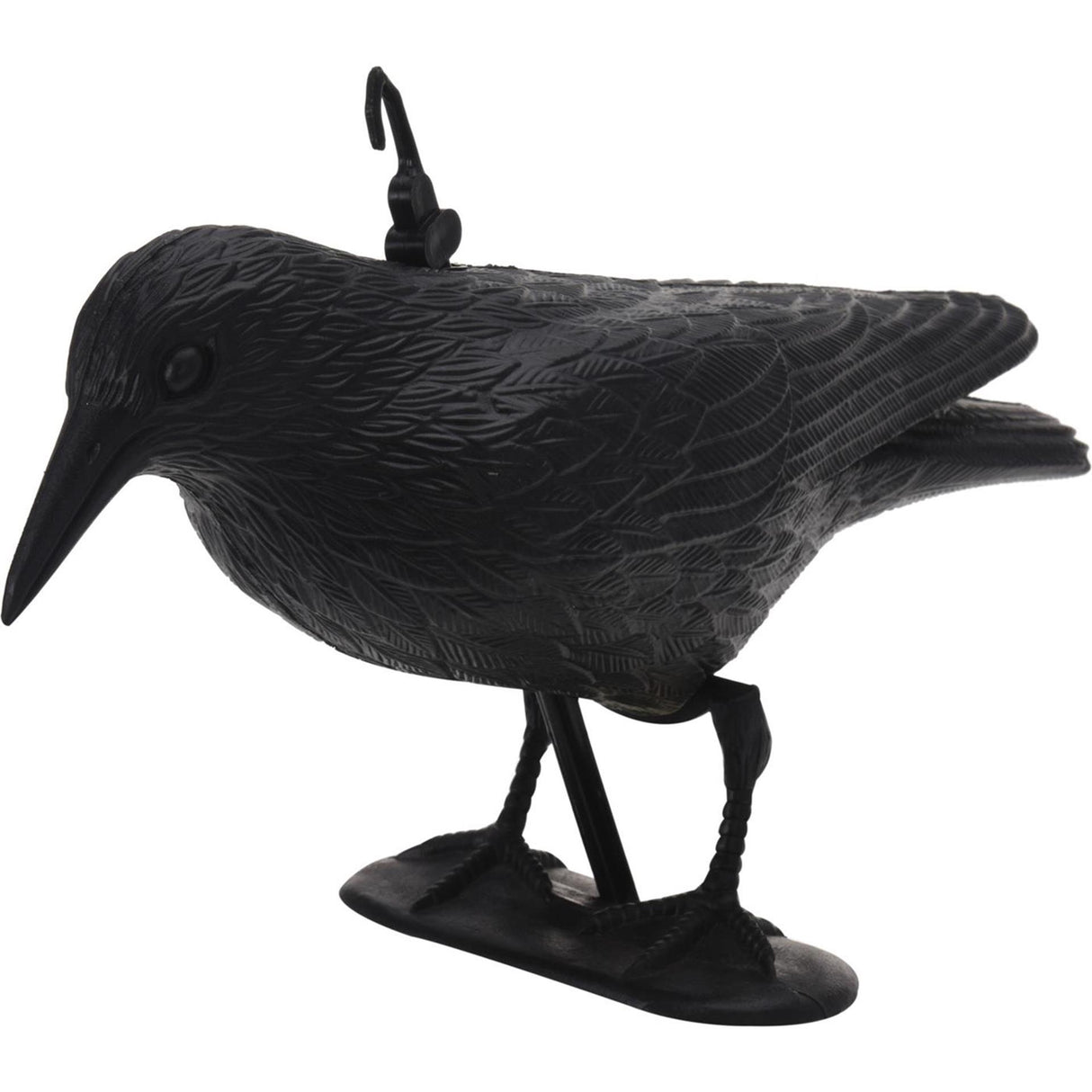 Épouvantail corbeau de jardin Pro noir | 6 pièces