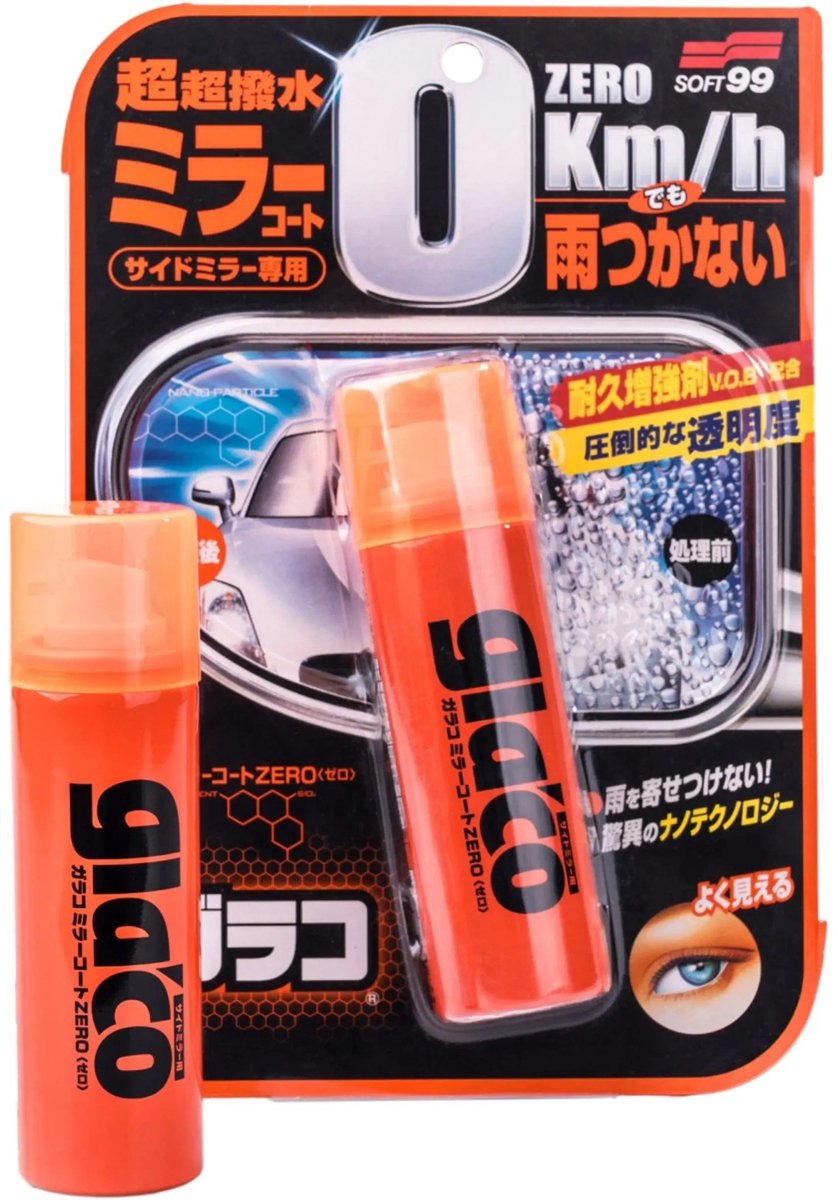 Soft99 Glaco Mirror Coat Zero Spray - Anti-pluie X 40 ml