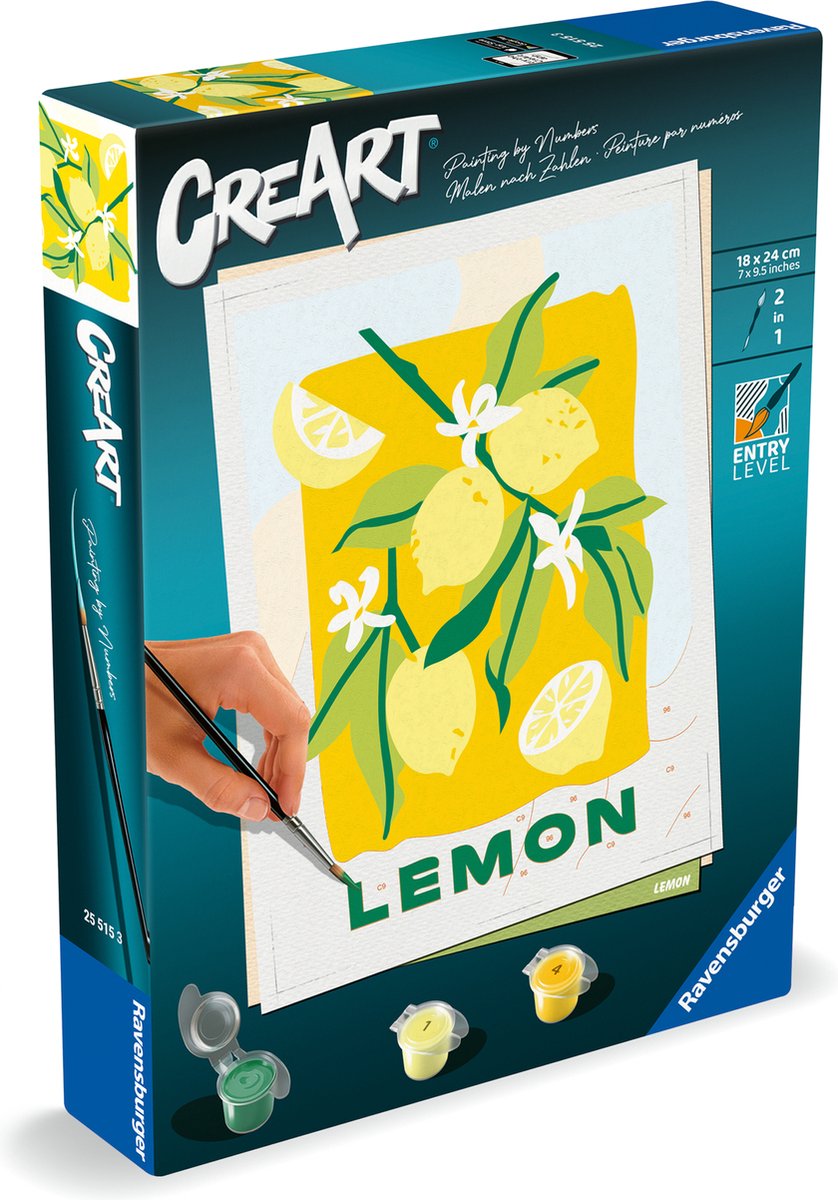 Peinture créative par numéro Ravensburger - citron vert