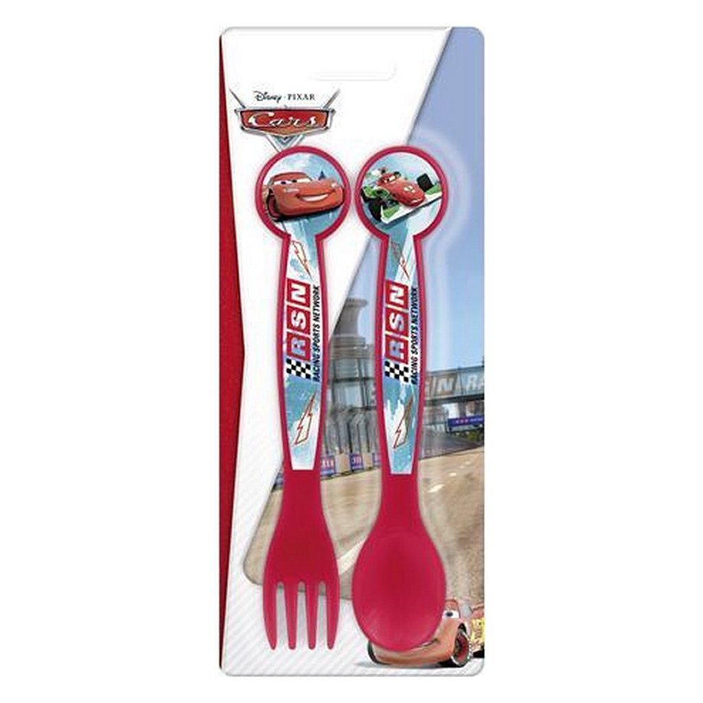 Cuillère et fourchette voitures Disney