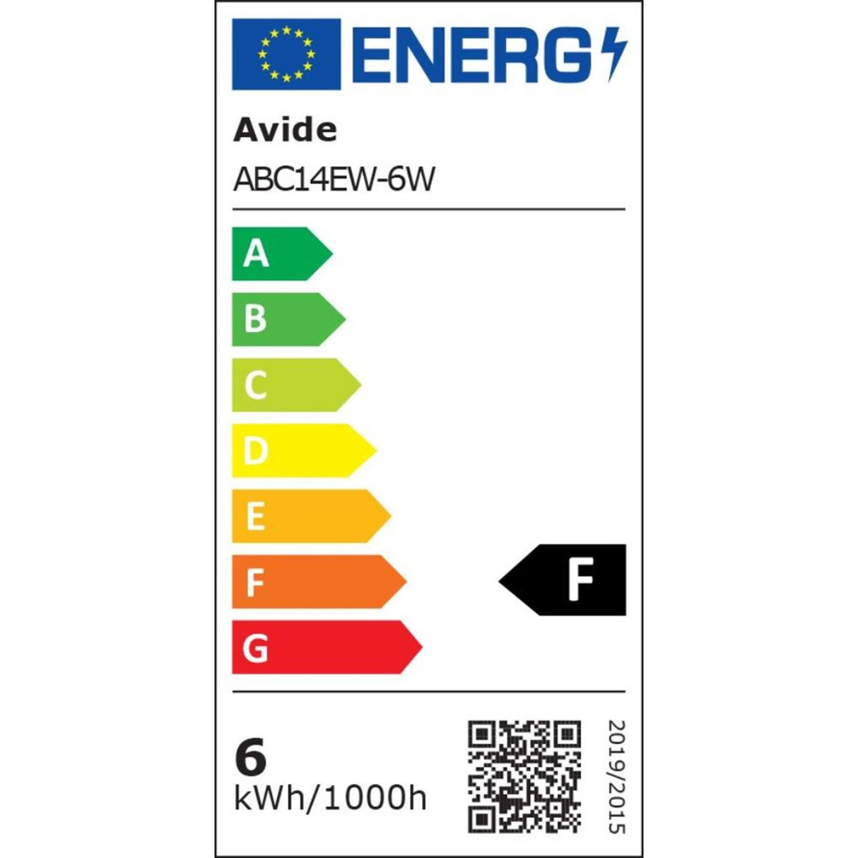 Avide lampe LED E14 6,5W 3000K WW 806lm