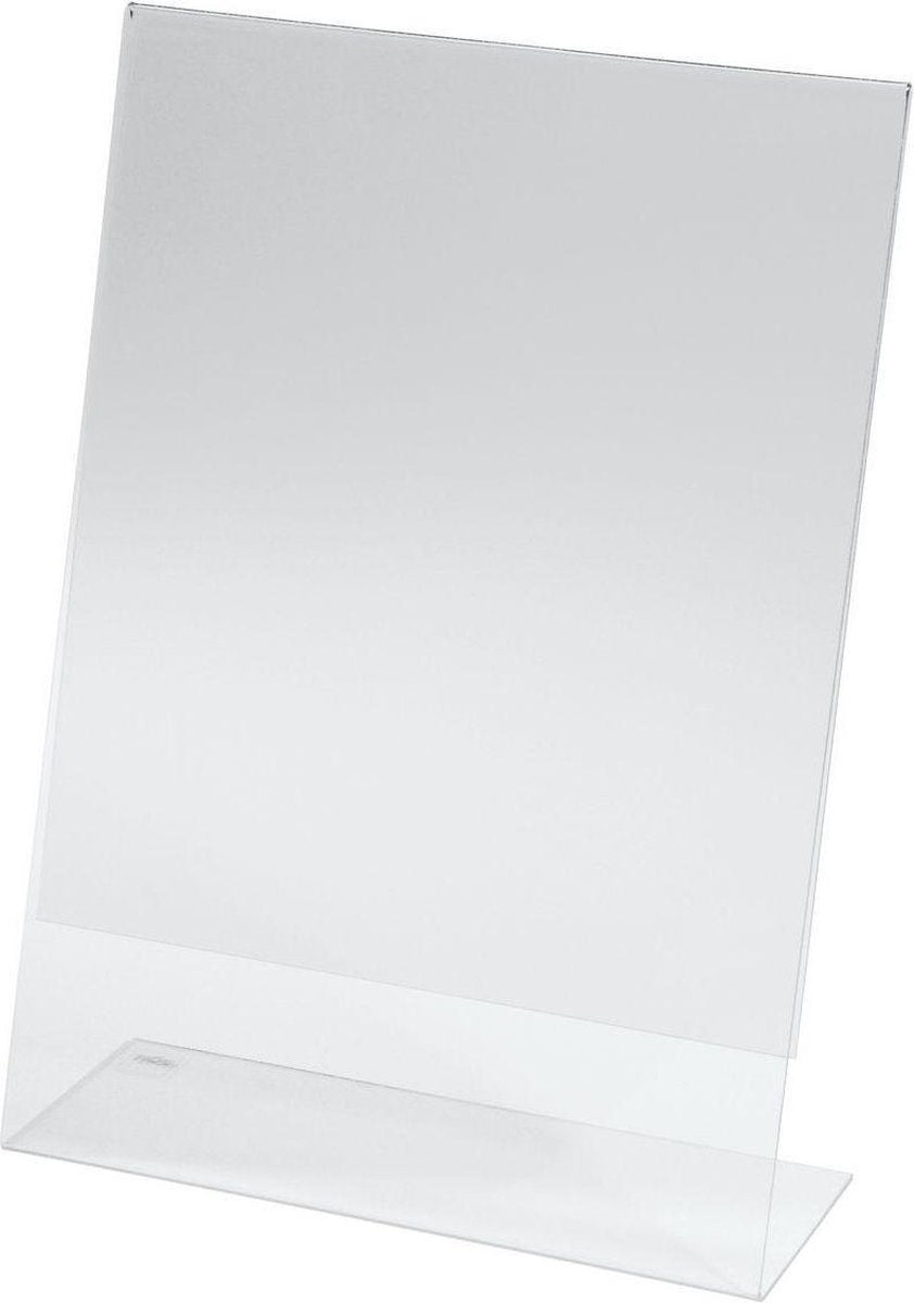 Sigel - support de table - a4 - transparent - incliné - support en L - porte-cartes en acrylique - si-ta210