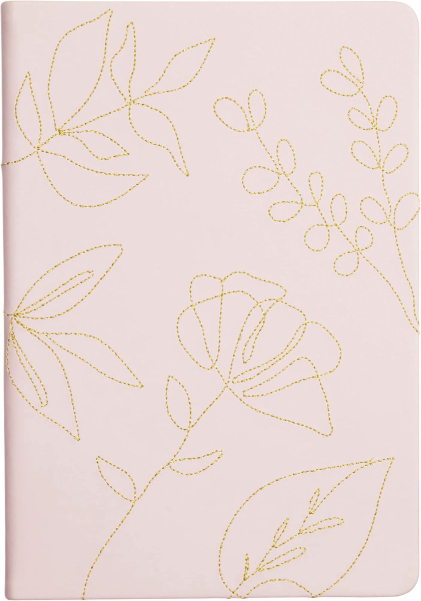 Carnet Eccolo - botanique cousu - ligne - ca.15x20cm - ec-d458a