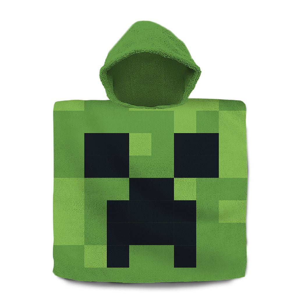 Poncho de bain Minecraft 60x120 cm