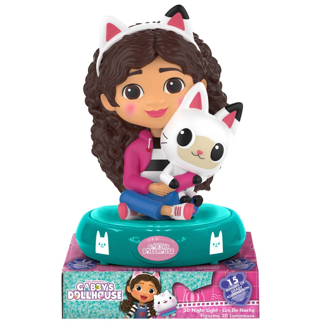 Gabby's Dollhouse Gabby #039;s Dollhouse Lampe de nuit LED 3D 25 cm