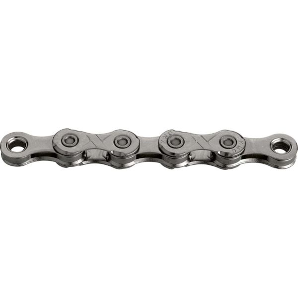 Chaîne de vélo KMC X10, 1 2x11 128, 114 liens, gris