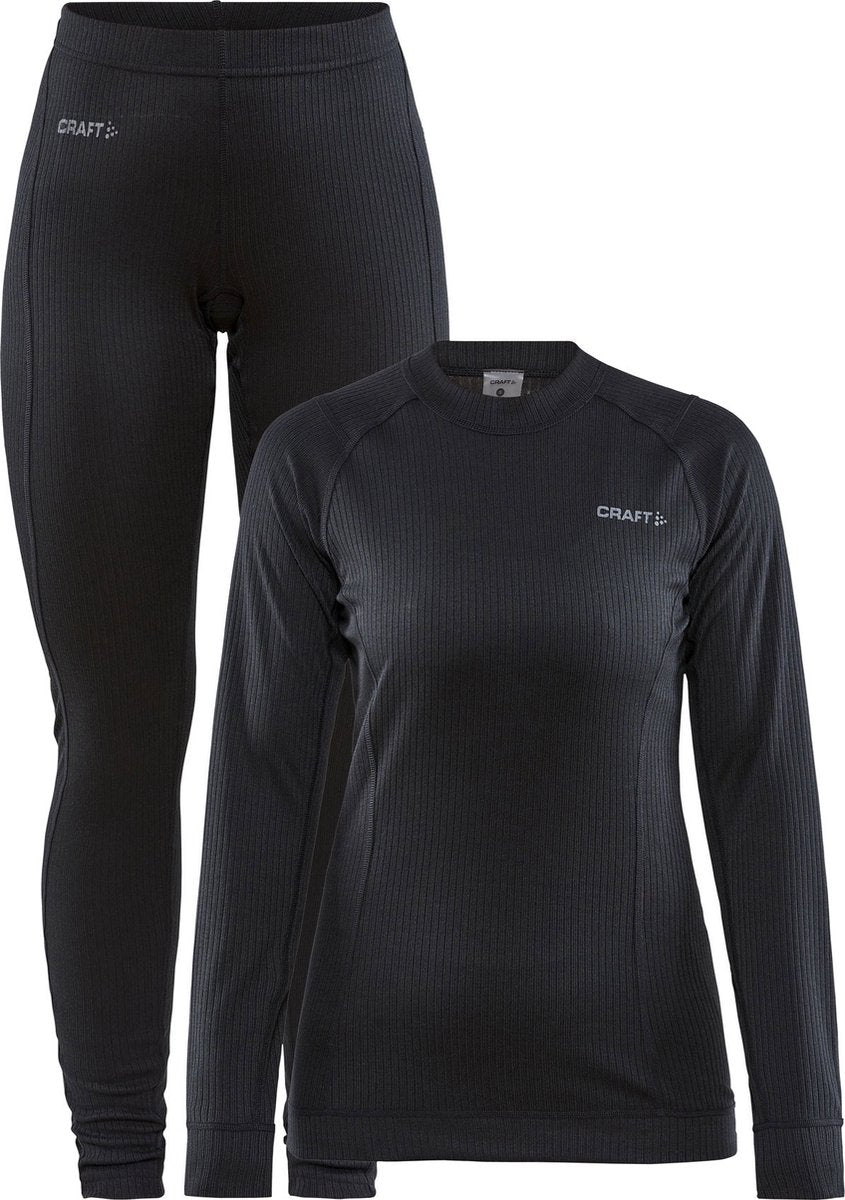 Craft core dry baselayer thermodurci femme - noir - taille l