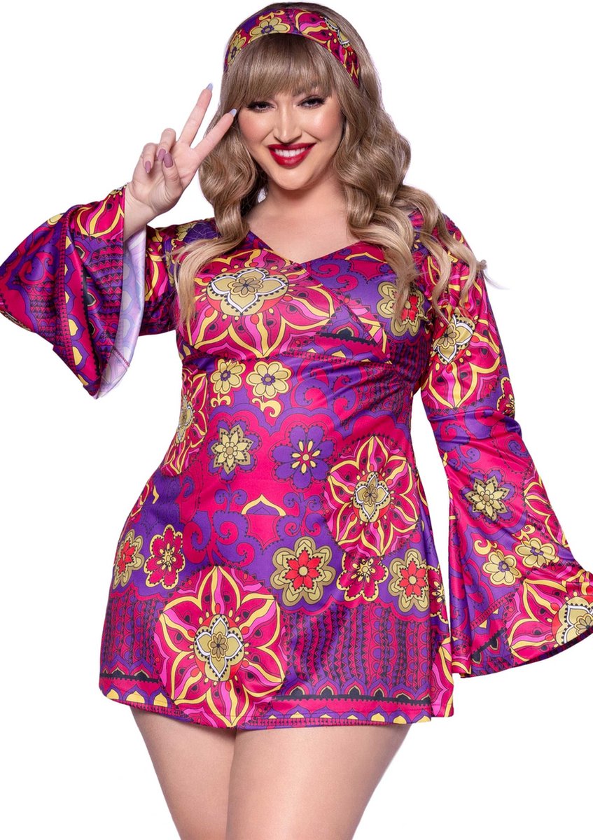 Robe Leg Avenue rétro go go +