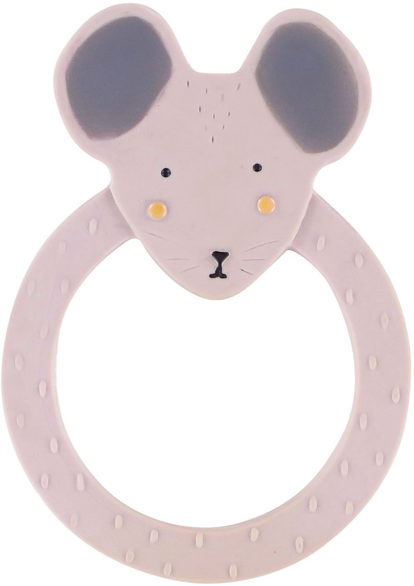 Trixie Natural Rubber Round Bite Tringing - Mme Mouse