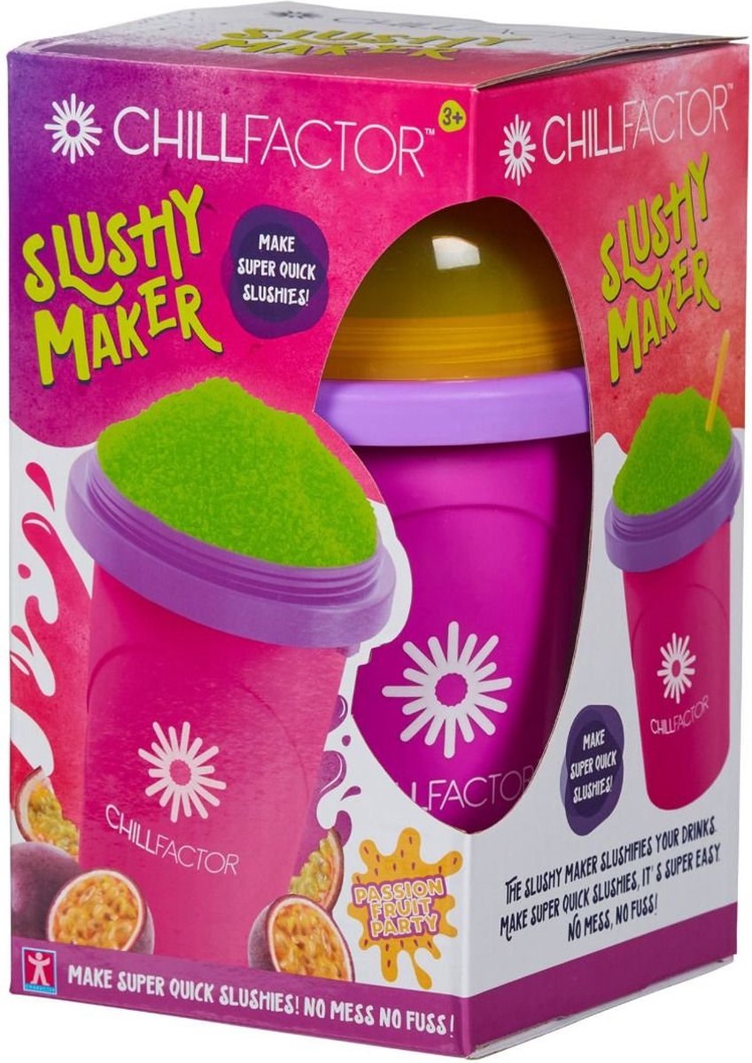 Chillfactor slushy maker fruittastic fête du fruit de la passion | 3 pièces