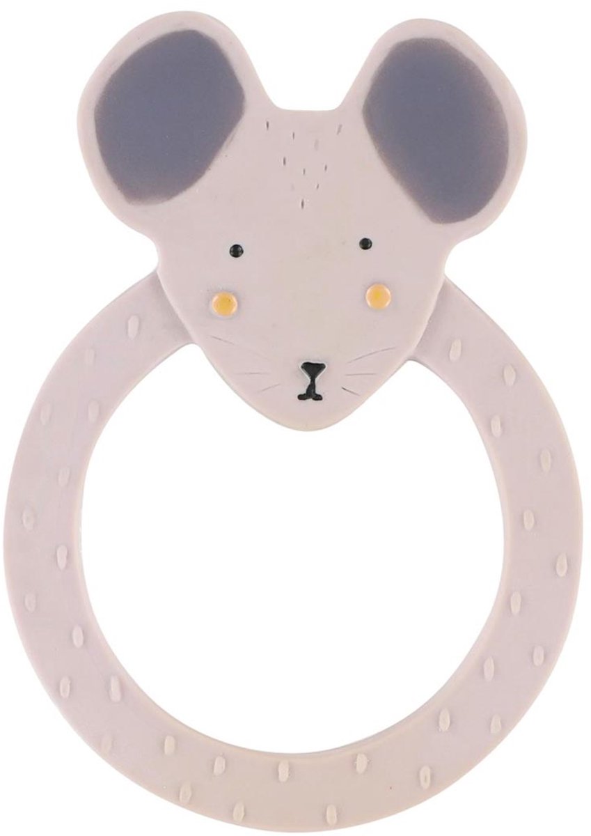 Trixie Natural Rubber Round Bite Tringing - Mme Mouse