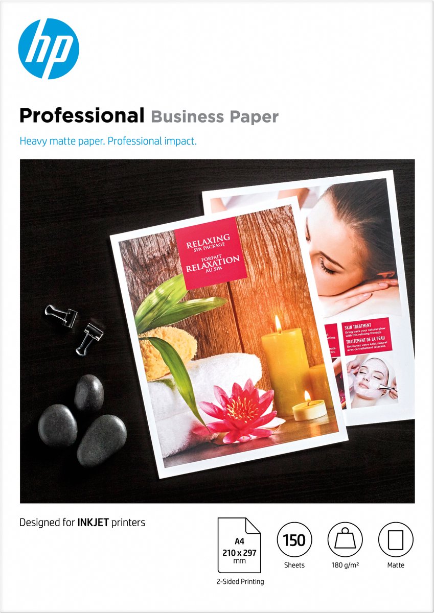 Papier jet d'encre Hp 7mv79a a4 180gr mat