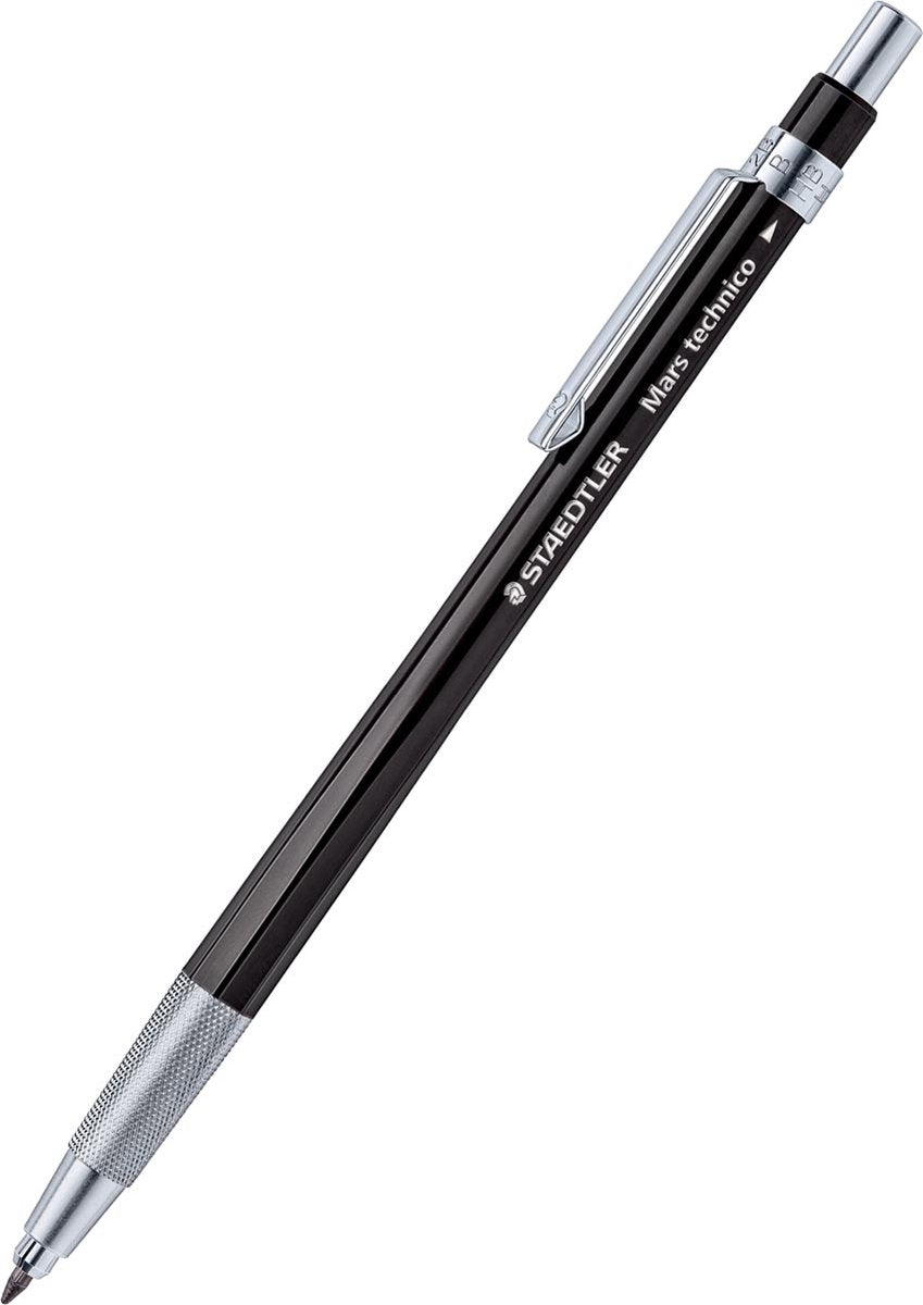 Staedtler porte-mine mars technico 2 mm, support noir 5 pièces