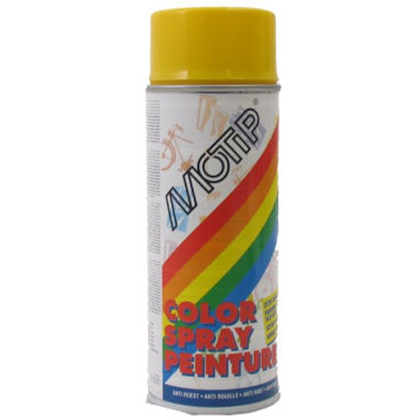 Bombe aérosol Motip 400 ml - jaune colza