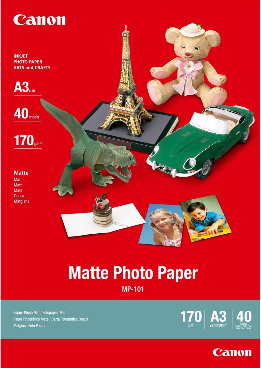 Papier photo Canon mp-101 - a3 40 feuilles