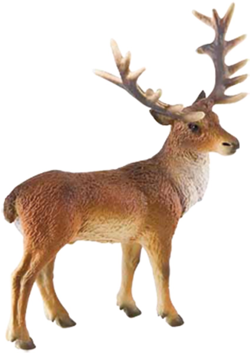 Bullyland 64433 – figurine de jeu et figurine de collection cerf élaphe – design réaliste et détaillé – idéal comme figurine de gâteau et petit cadeau pour les enfants à partir de 3 ans.