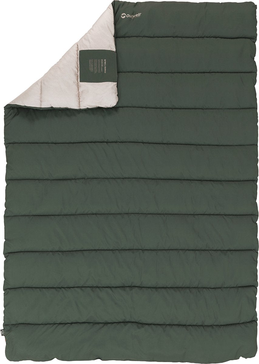 Outwell campion couette sac de couchage couette 1 personne 135 x 200 vert