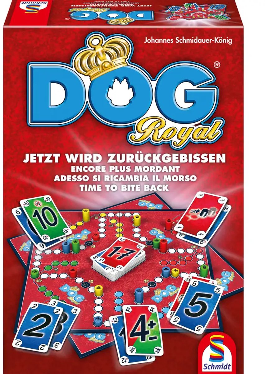 Schmidt - Jeu de société Dog Royal - Jeu familial - Jeu d'équipe stratégique avec rôles - 2 à 6 joueurs - à partir de 8 ans