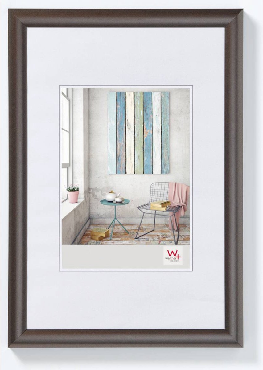 Walther Trendstyle - cadre en plastique - format photo 18x24 cm - acier