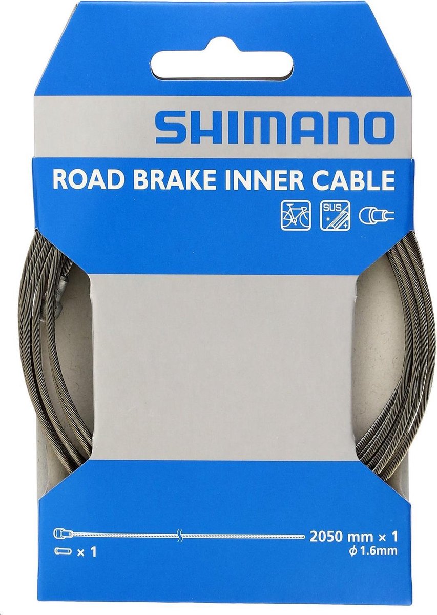 Shimano Rem Binnenkabel Race en acier inoxydable 2050 mm