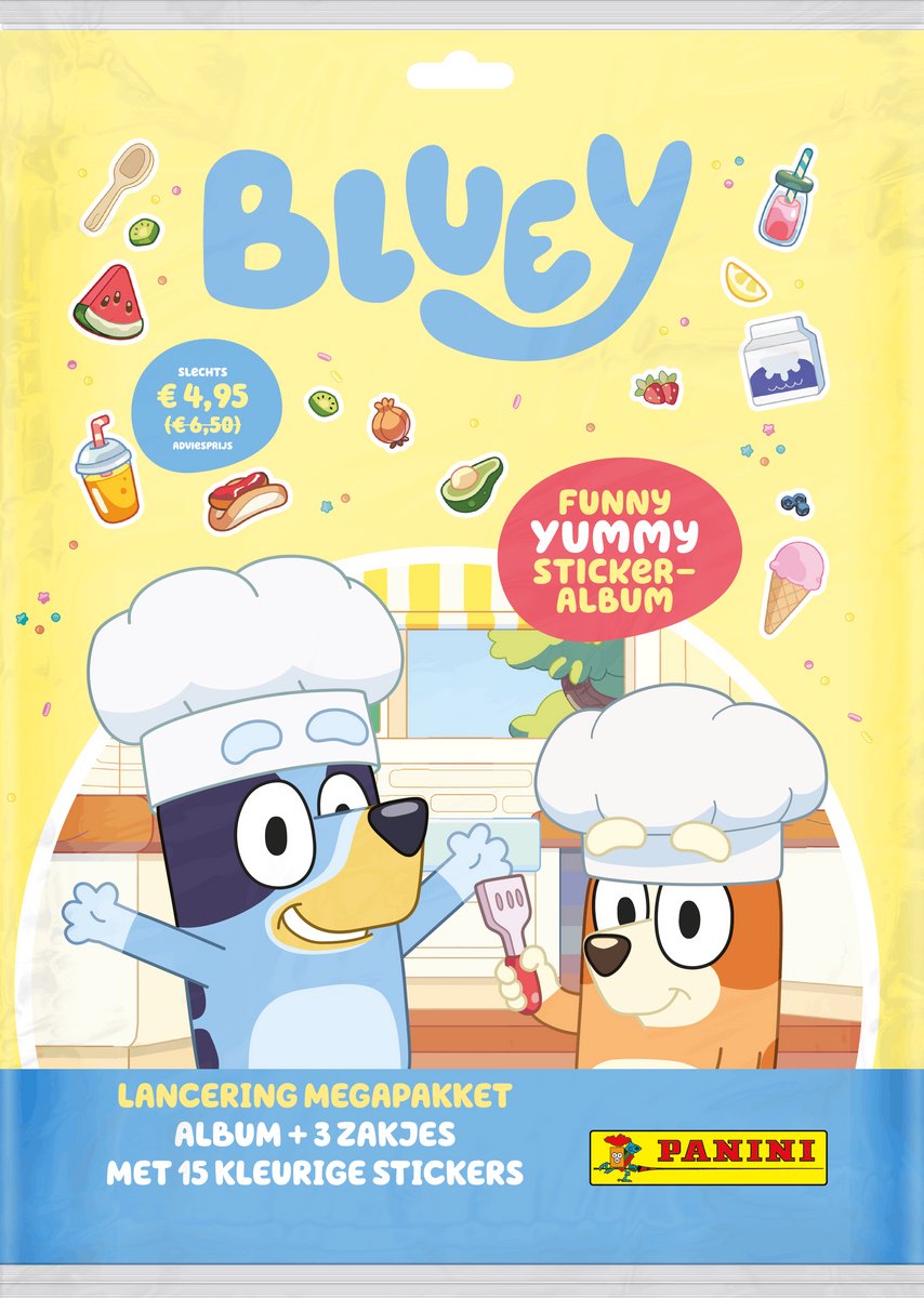 Panini - autocollant bleu 3 - pack de démarrage