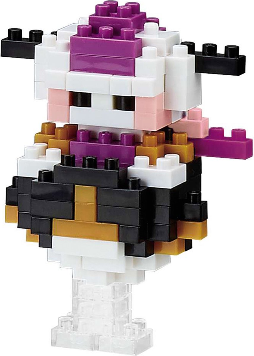 Bandai - nanoblock - frieza - dragon ball z - mini figurine en brique - kit de construction - kit de construction de figurine manga pixel frieza - nbdb009