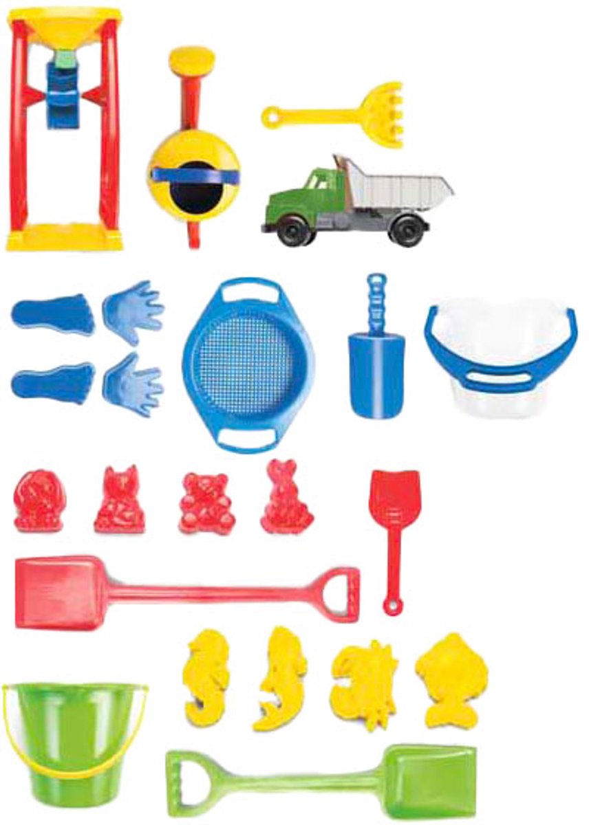 Ensemble de jeu de sable Dantoy, 38 pièces.
