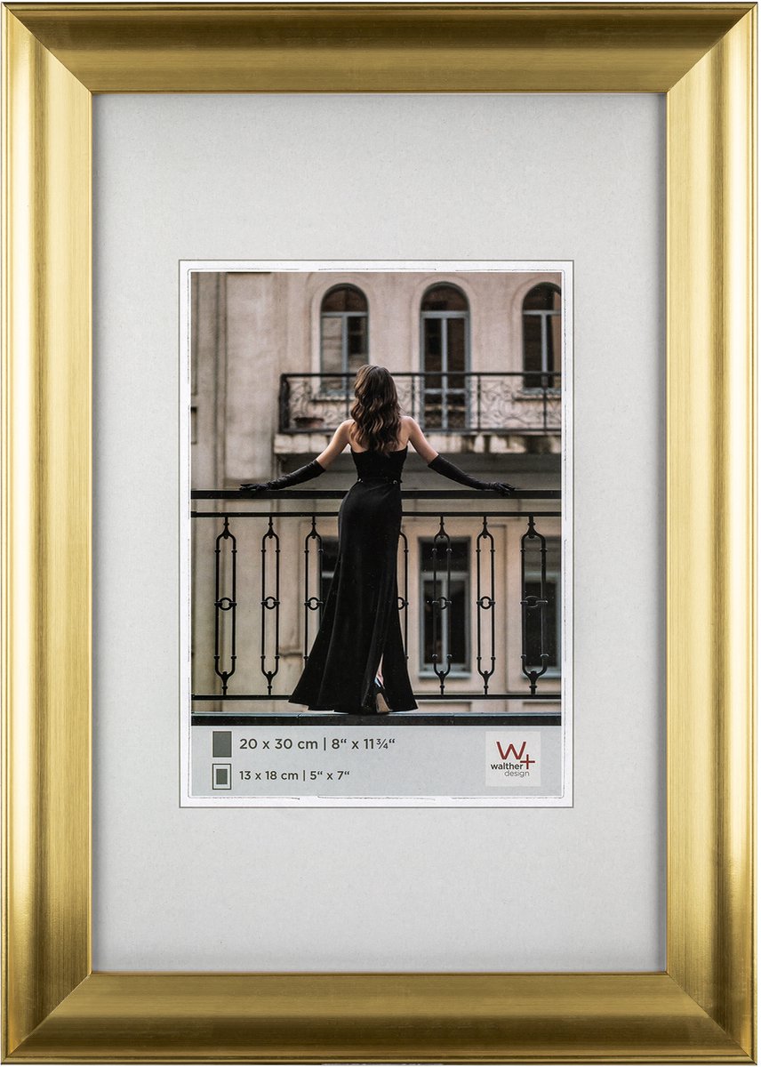Walther Venise - cadre photo - format photo 30x40 cm - or