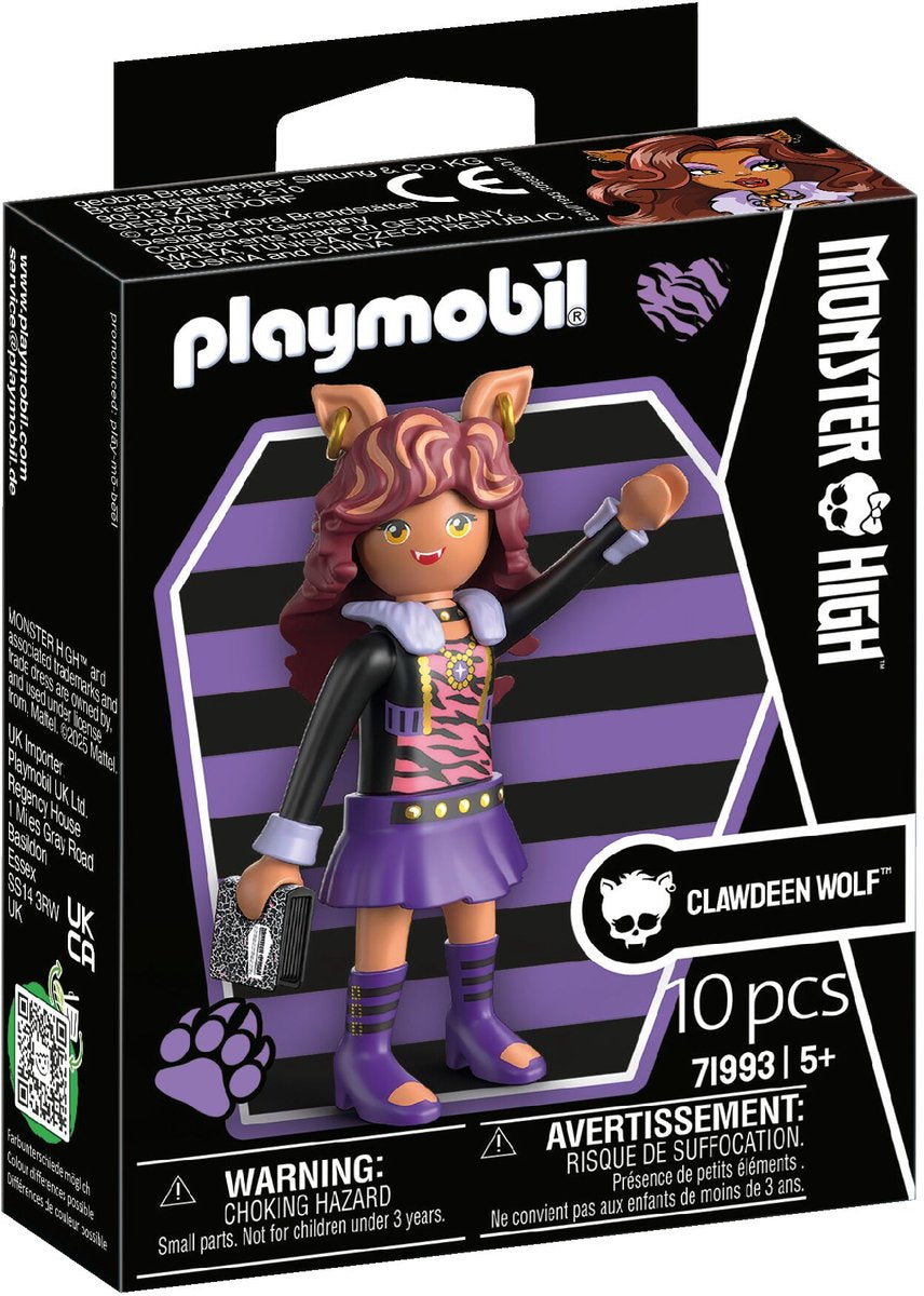 Playmobil | monstre haut | loup clawdeen | figurines de jeu pour Halloween, histoires de monstres imaginatives | avec accessoires de figurines détaillés | excellent cadeau pour les enfants âgés de 4 ans et plus | 71993