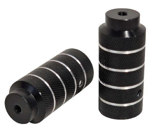 Ash Extenders Peille BMX Freestyle 110 mm en acier noir 2 pièces
