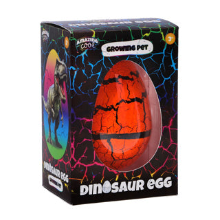 Incroyable œuf de croissance de dinosaure cool 11 cm couleurs assorties