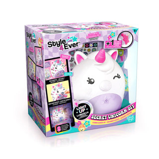 Lampe licorne diy déco secrète