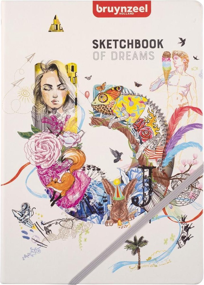 Bruynzeel creatives carnet de croquis a4 140 g m 80 feuilles