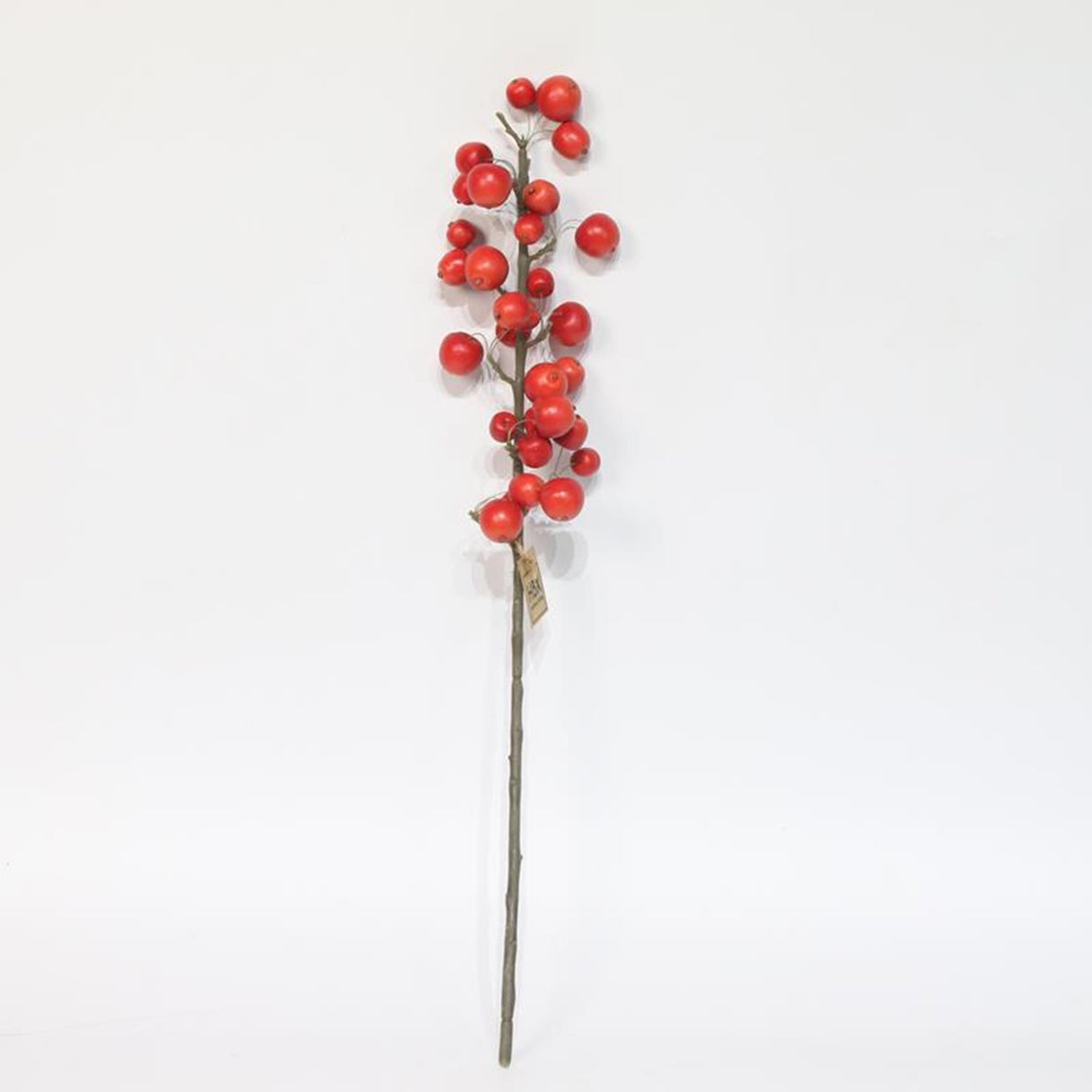 Hbx branche artificielle vivante naturelle avec pommes l66cm rouge
