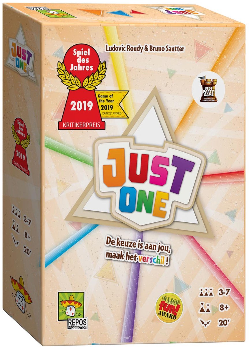 Production de repos juste un - Jeu de cartes néerlandais