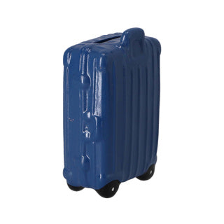 Valise tirelire 13,5x9x5 cm 3 assortis | 4 pièces