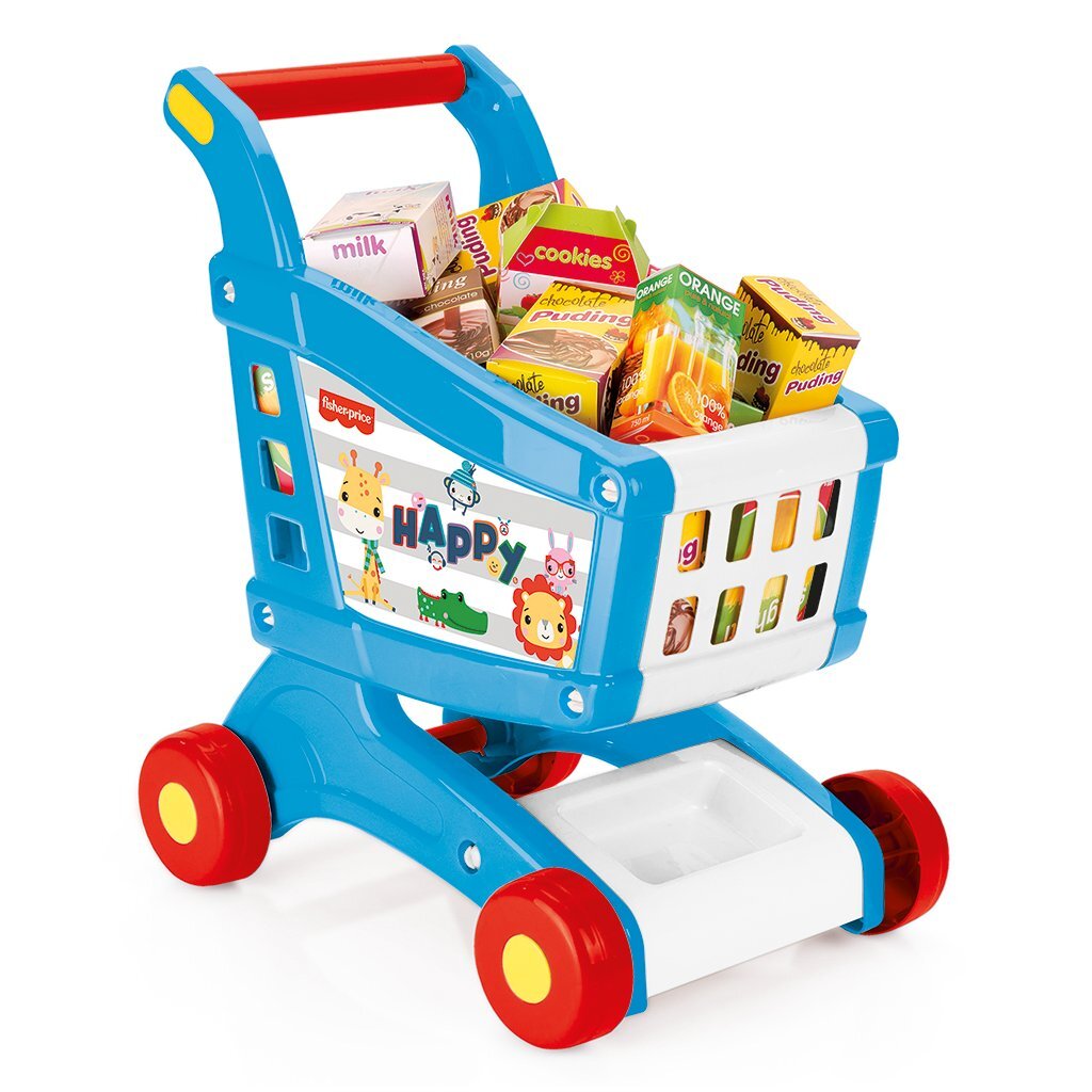 Dolu fisher price panier + accessoires blanc bleu rouge