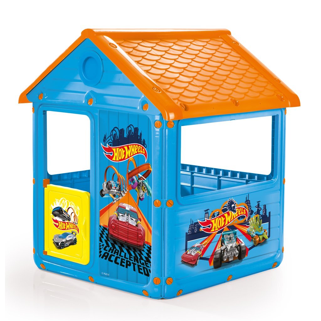 Dolu hot wheel maison de jeu 125x100x104 cm bleu orange